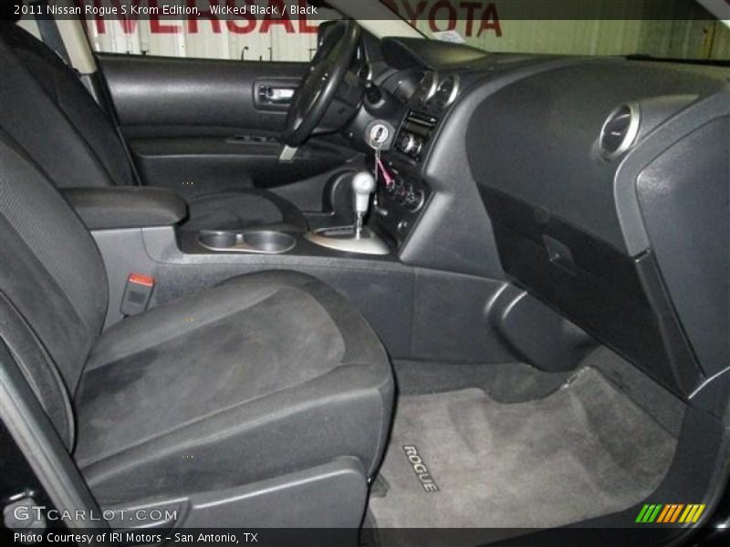 Wicked Black / Black 2011 Nissan Rogue S Krom Edition