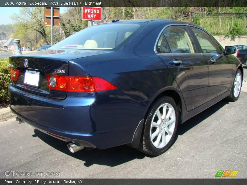Royal Blue Pearl / Parchment 2006 Acura TSX Sedan