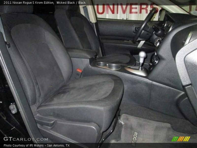 Wicked Black / Black 2011 Nissan Rogue S Krom Edition