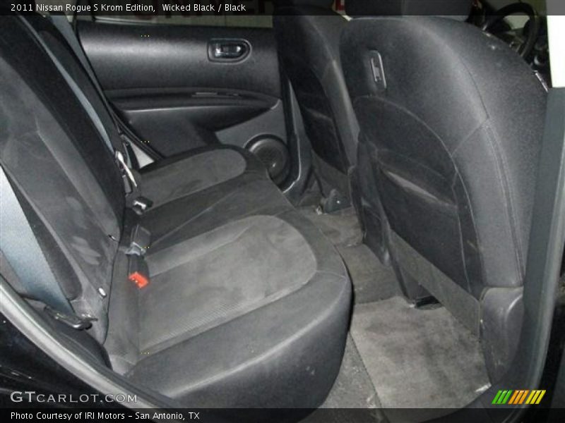 Wicked Black / Black 2011 Nissan Rogue S Krom Edition