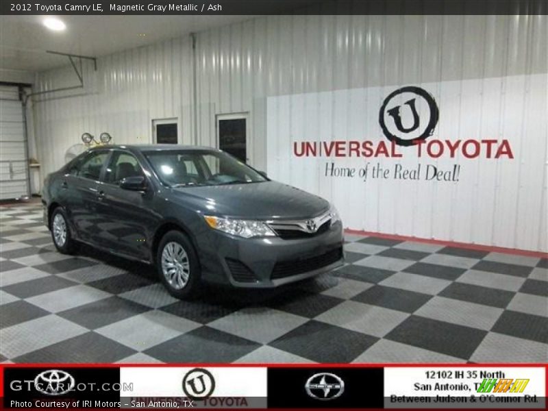 Magnetic Gray Metallic / Ash 2012 Toyota Camry LE