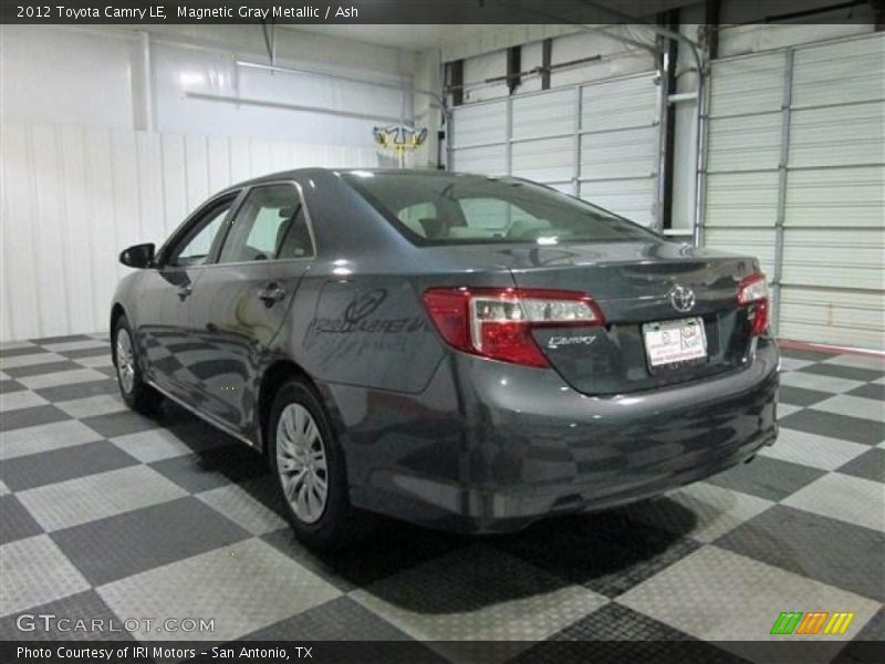 Magnetic Gray Metallic / Ash 2012 Toyota Camry LE