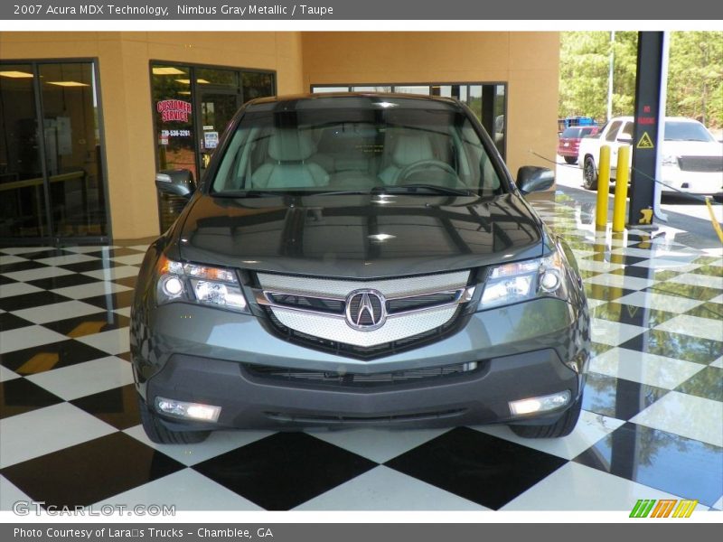 Nimbus Gray Metallic / Taupe 2007 Acura MDX Technology
