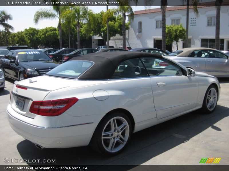 Arctic White / Almond/Mocha 2011 Mercedes-Benz E 350 Cabriolet