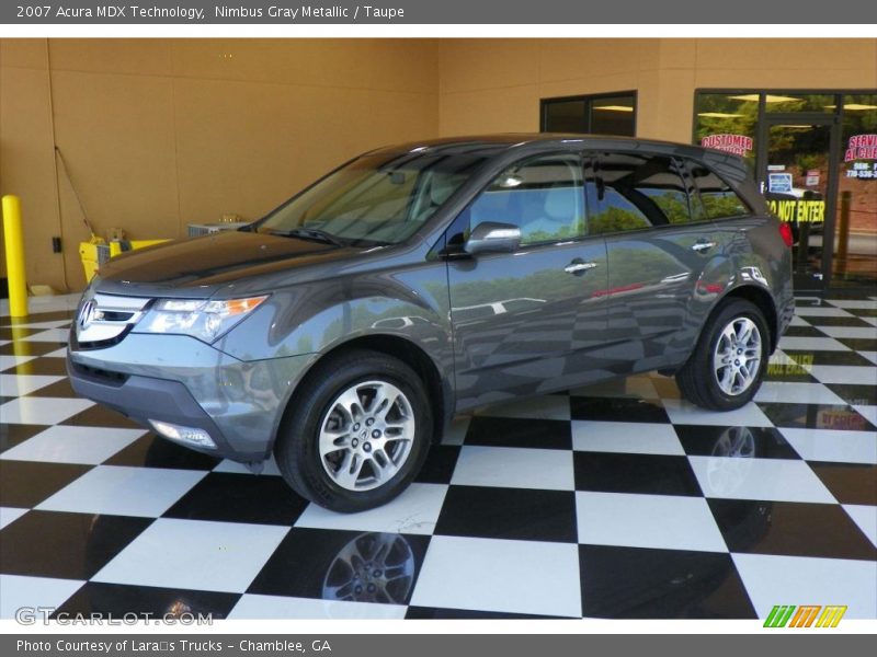 Nimbus Gray Metallic / Taupe 2007 Acura MDX Technology