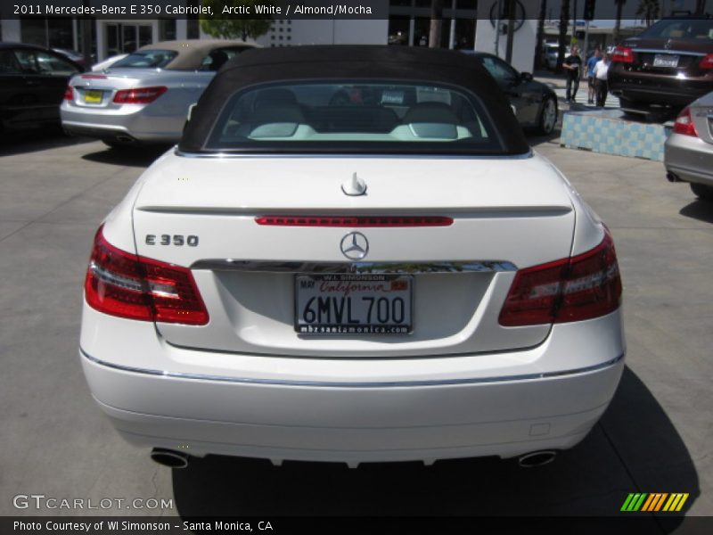 Arctic White / Almond/Mocha 2011 Mercedes-Benz E 350 Cabriolet