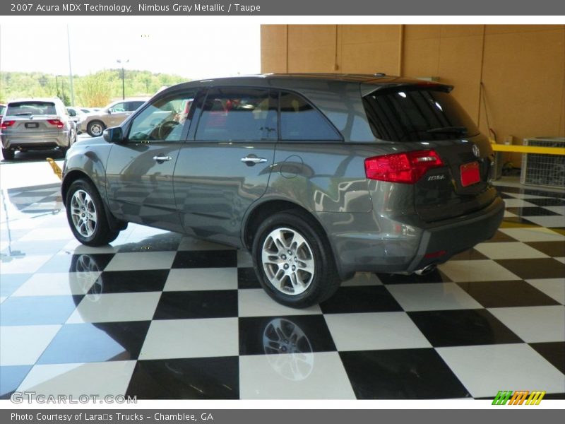 Nimbus Gray Metallic / Taupe 2007 Acura MDX Technology