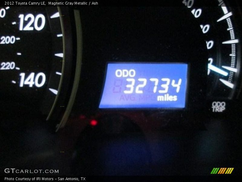 Magnetic Gray Metallic / Ash 2012 Toyota Camry LE