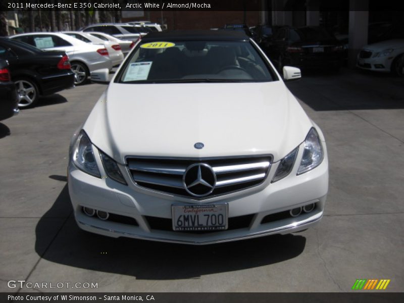 Arctic White / Almond/Mocha 2011 Mercedes-Benz E 350 Cabriolet