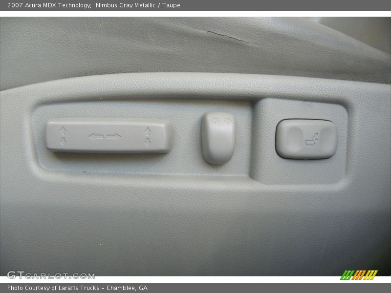 Nimbus Gray Metallic / Taupe 2007 Acura MDX Technology