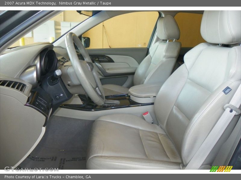  2007 MDX Technology Taupe Interior