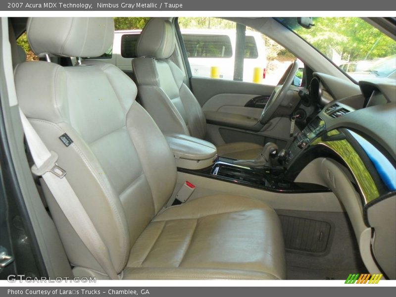 2007 MDX Technology Taupe Interior