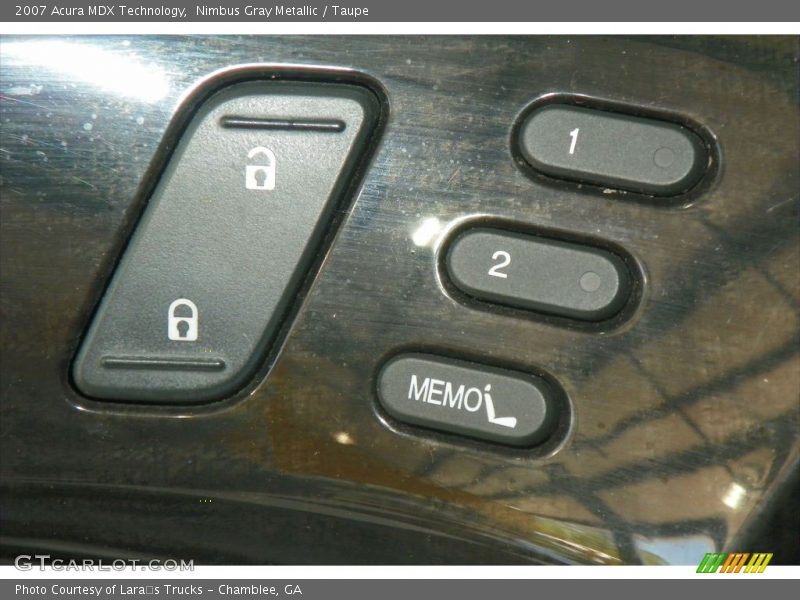 Nimbus Gray Metallic / Taupe 2007 Acura MDX Technology