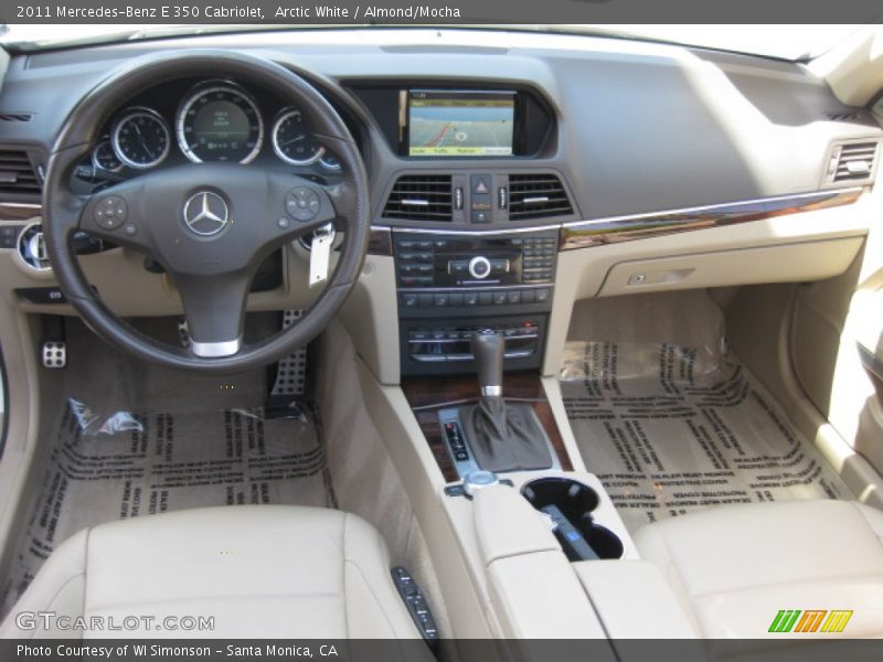 Arctic White / Almond/Mocha 2011 Mercedes-Benz E 350 Cabriolet