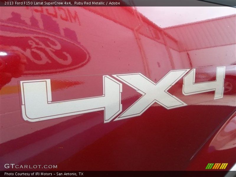 Ruby Red Metallic / Adobe 2013 Ford F150 Lariat SuperCrew 4x4