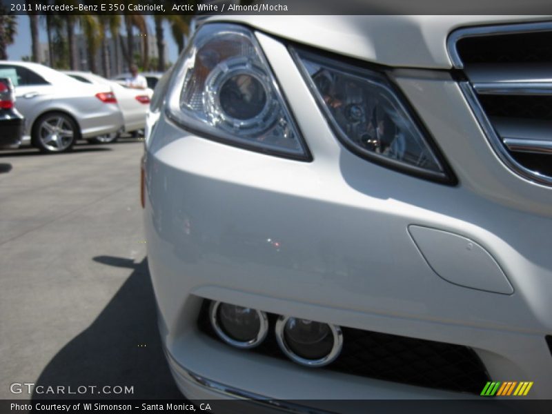 Arctic White / Almond/Mocha 2011 Mercedes-Benz E 350 Cabriolet