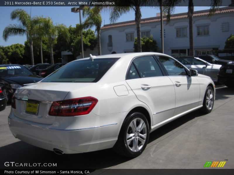 Arctic White / Almond/Black 2011 Mercedes-Benz E 350 Sedan