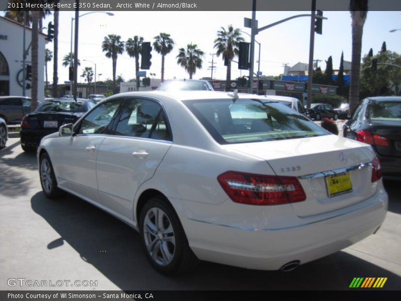 Arctic White / Almond/Black 2011 Mercedes-Benz E 350 Sedan