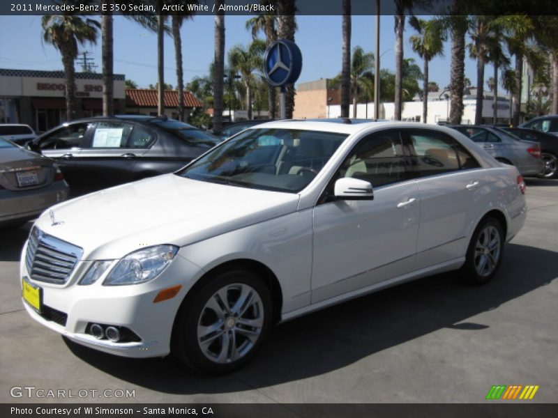 Arctic White / Almond/Black 2011 Mercedes-Benz E 350 Sedan