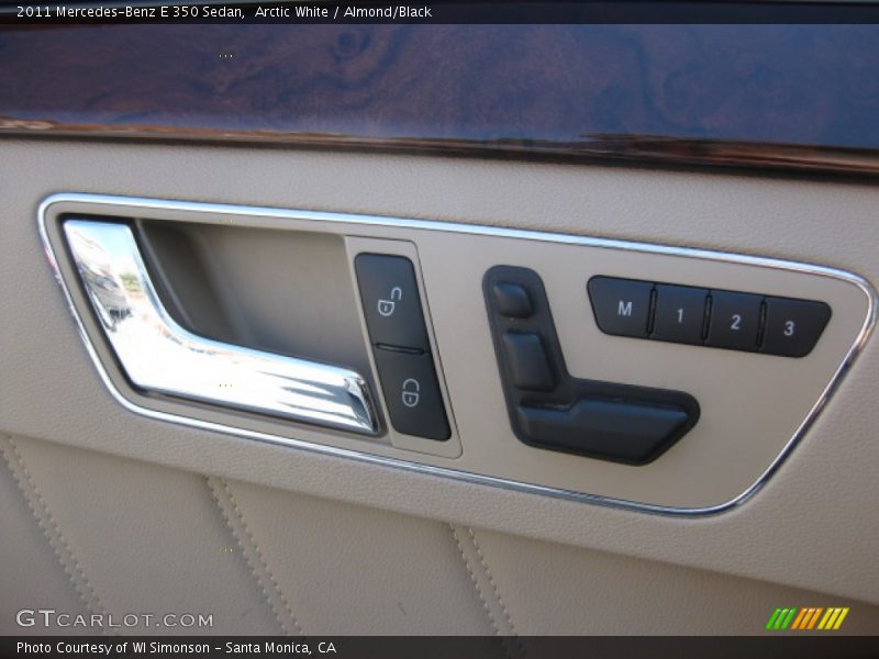 Arctic White / Almond/Black 2011 Mercedes-Benz E 350 Sedan