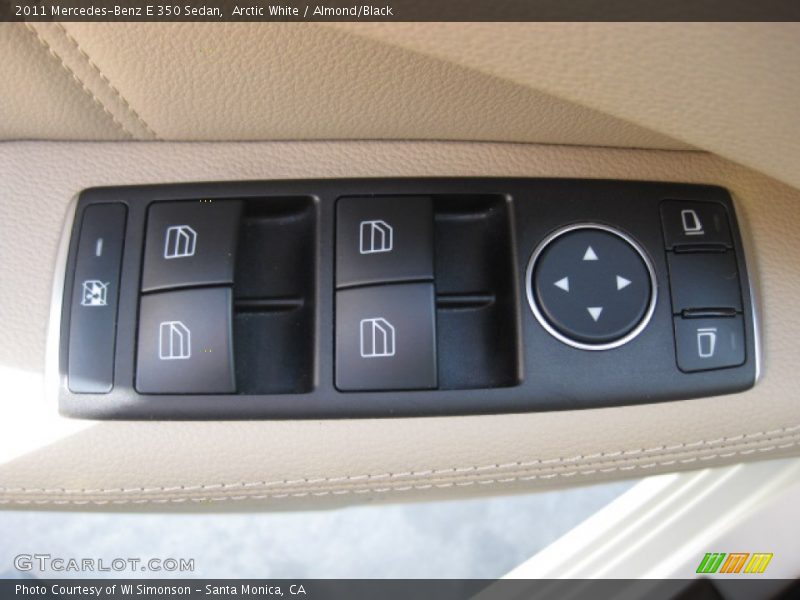 Arctic White / Almond/Black 2011 Mercedes-Benz E 350 Sedan