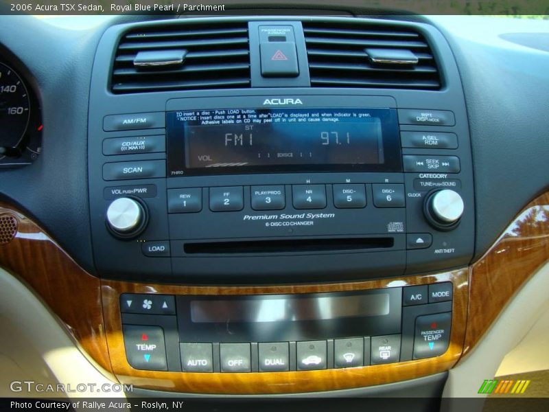 Royal Blue Pearl / Parchment 2006 Acura TSX Sedan