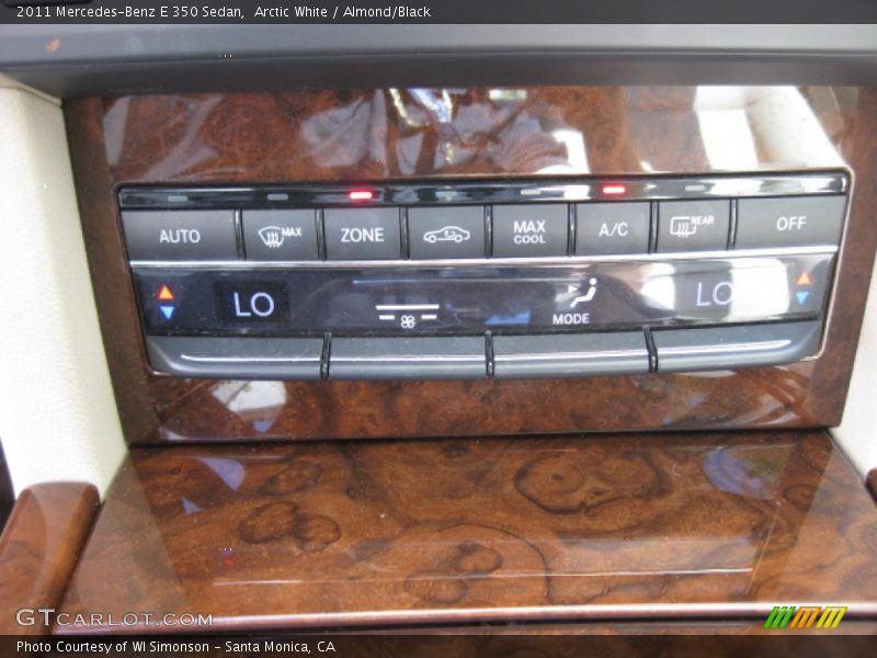 Arctic White / Almond/Black 2011 Mercedes-Benz E 350 Sedan