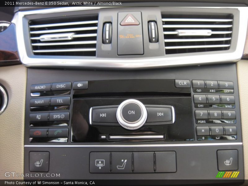 Arctic White / Almond/Black 2011 Mercedes-Benz E 350 Sedan