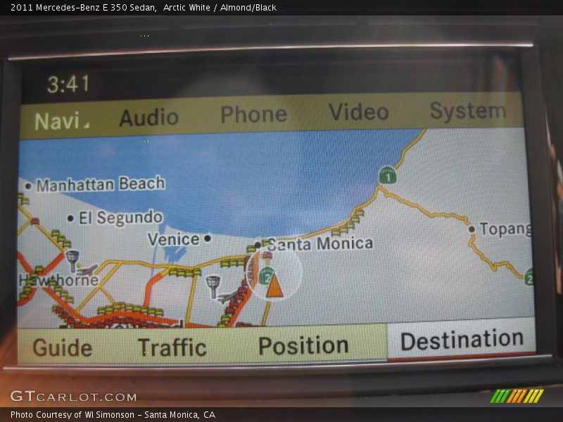 Arctic White / Almond/Black 2011 Mercedes-Benz E 350 Sedan