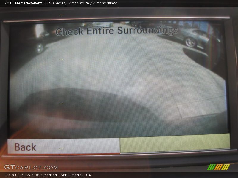 Arctic White / Almond/Black 2011 Mercedes-Benz E 350 Sedan