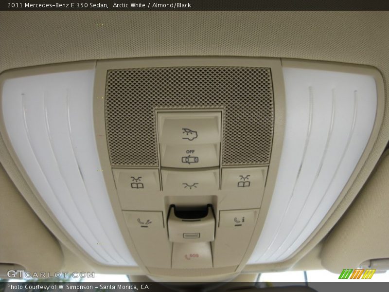 Arctic White / Almond/Black 2011 Mercedes-Benz E 350 Sedan