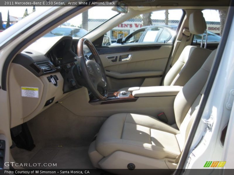 Arctic White / Almond/Black 2011 Mercedes-Benz E 350 Sedan