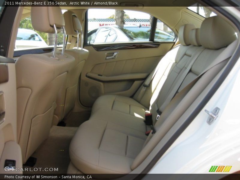 Arctic White / Almond/Black 2011 Mercedes-Benz E 350 Sedan
