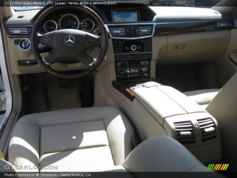 Arctic White / Almond/Black 2011 Mercedes-Benz E 350 Sedan