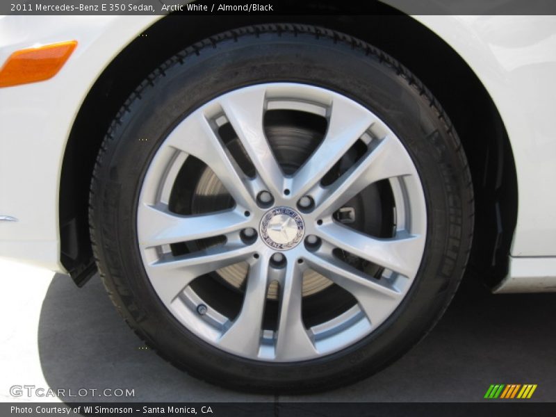 Arctic White / Almond/Black 2011 Mercedes-Benz E 350 Sedan