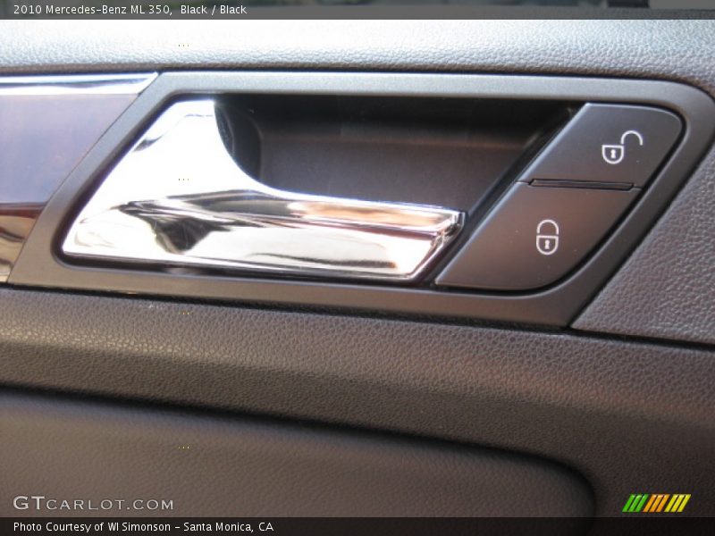 Black / Black 2010 Mercedes-Benz ML 350
