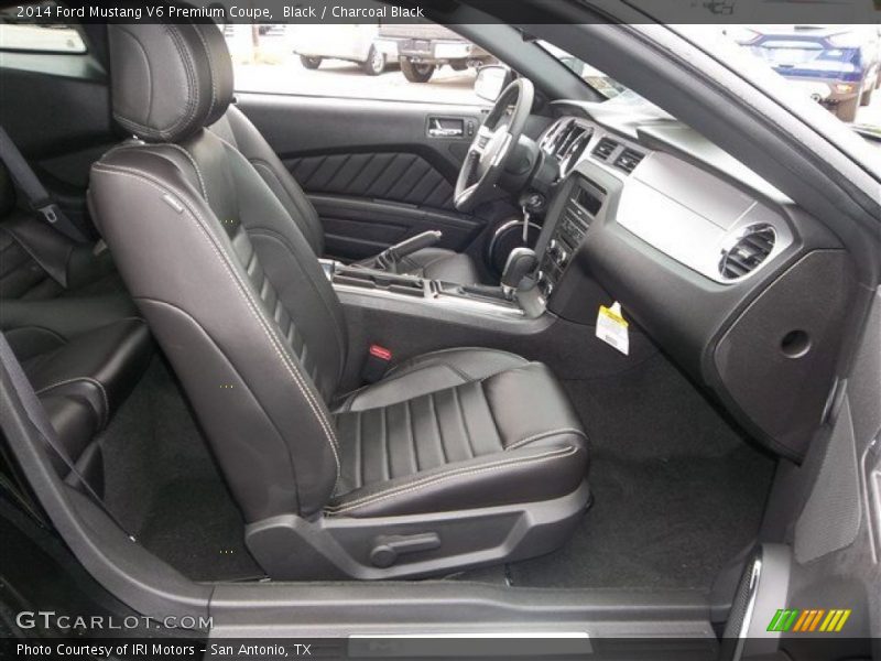 Black / Charcoal Black 2014 Ford Mustang V6 Premium Coupe