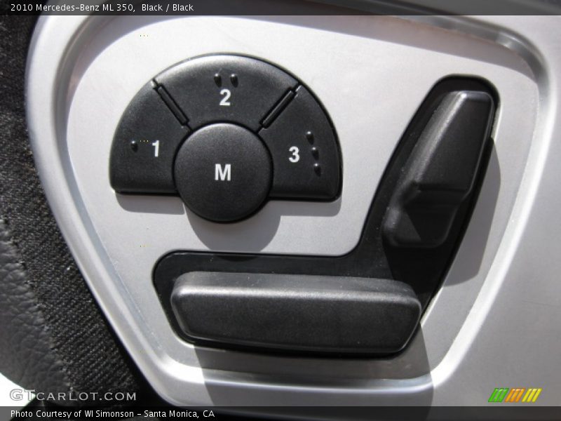 Black / Black 2010 Mercedes-Benz ML 350