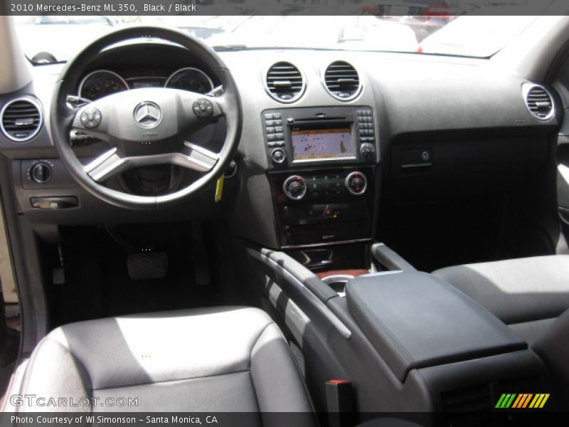 Black / Black 2010 Mercedes-Benz ML 350