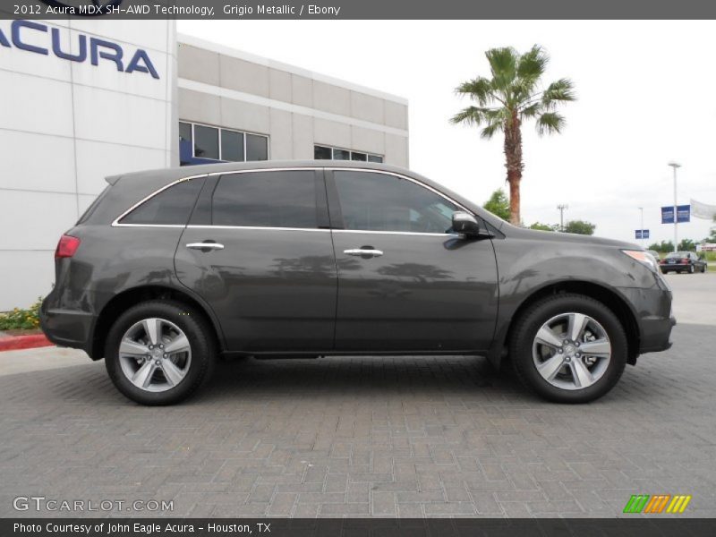 Grigio Metallic / Ebony 2012 Acura MDX SH-AWD Technology