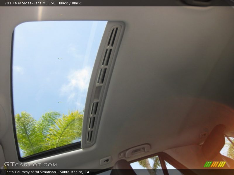 Black / Black 2010 Mercedes-Benz ML 350