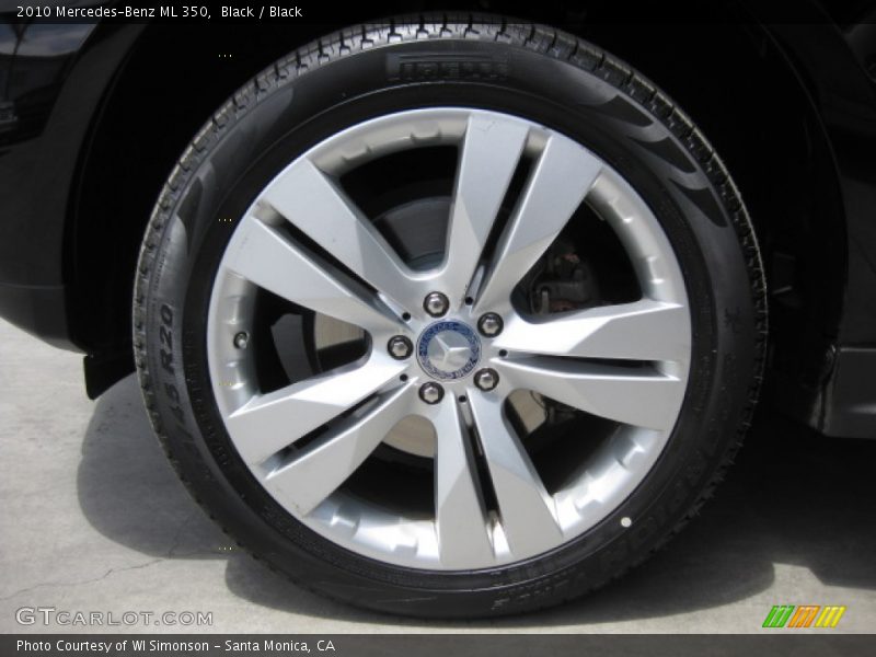 Black / Black 2010 Mercedes-Benz ML 350