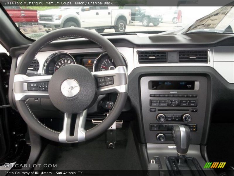 Black / Charcoal Black 2014 Ford Mustang V6 Premium Coupe