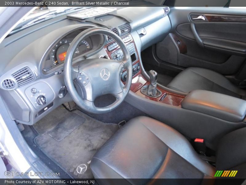 Brilliant Silver Metallic / Charcoal 2003 Mercedes-Benz C 240 Sedan
