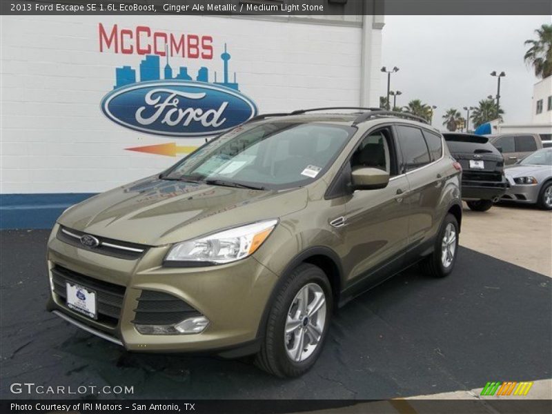 Ginger Ale Metallic / Medium Light Stone 2013 Ford Escape SE 1.6L EcoBoost