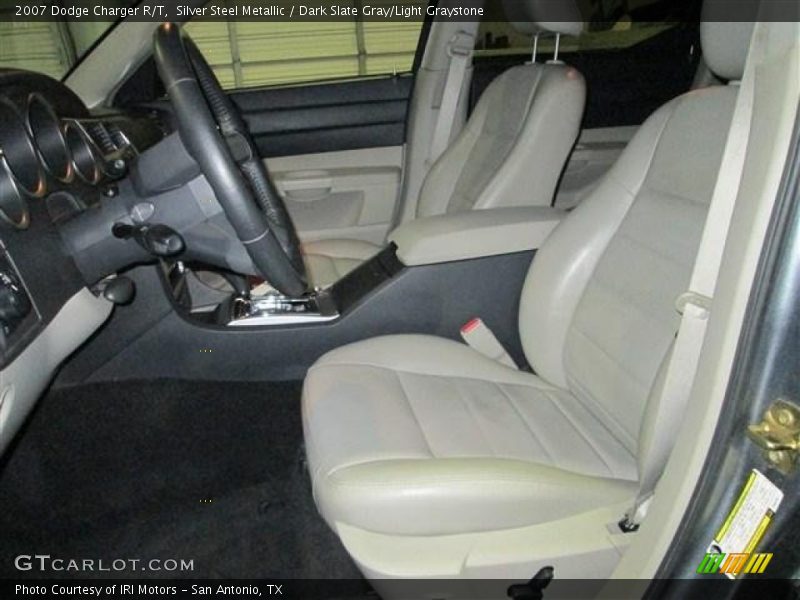 Silver Steel Metallic / Dark Slate Gray/Light Graystone 2007 Dodge Charger R/T