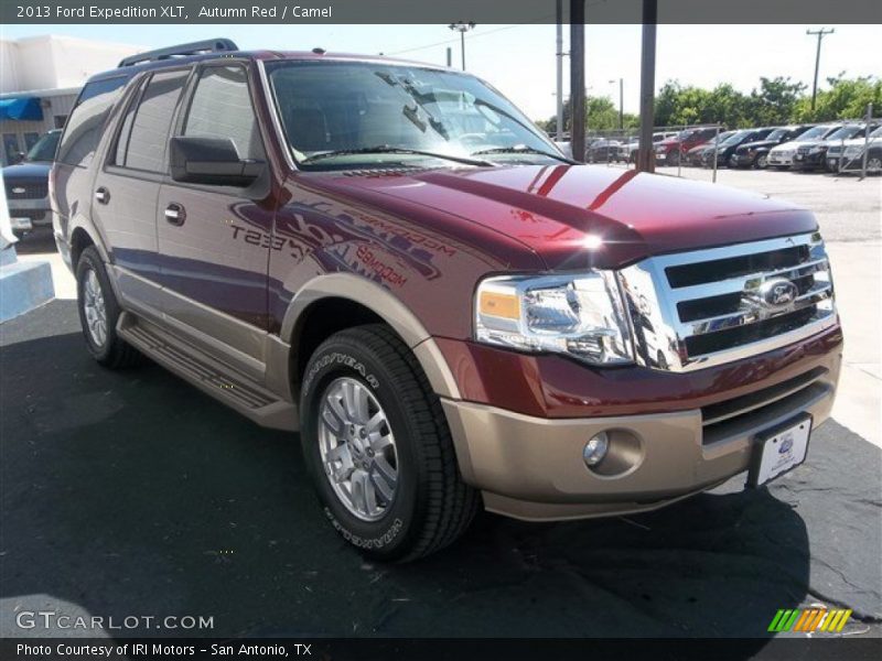 Autumn Red / Camel 2013 Ford Expedition XLT