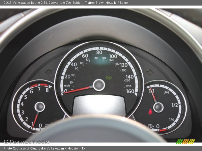  2013 Beetle 2.5L Convertible 70s Edition 2.5L Convertible 70s Edition Gauges