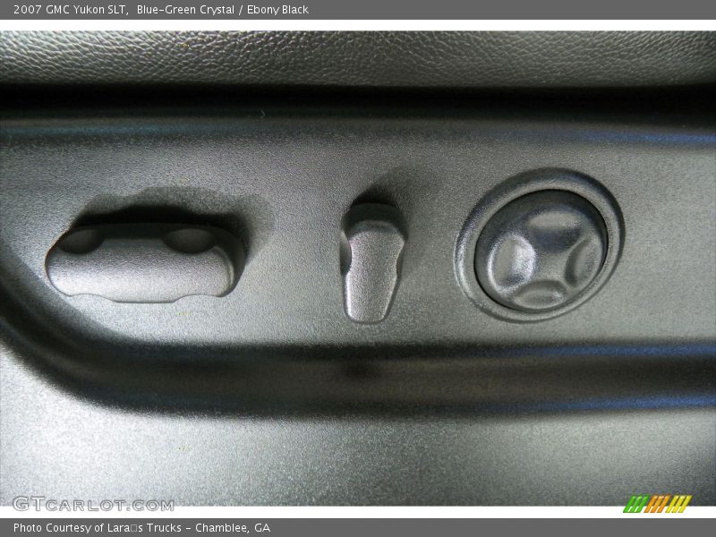 Blue-Green Crystal / Ebony Black 2007 GMC Yukon SLT