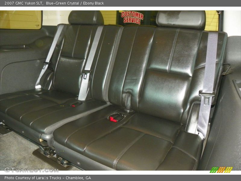Blue-Green Crystal / Ebony Black 2007 GMC Yukon SLT